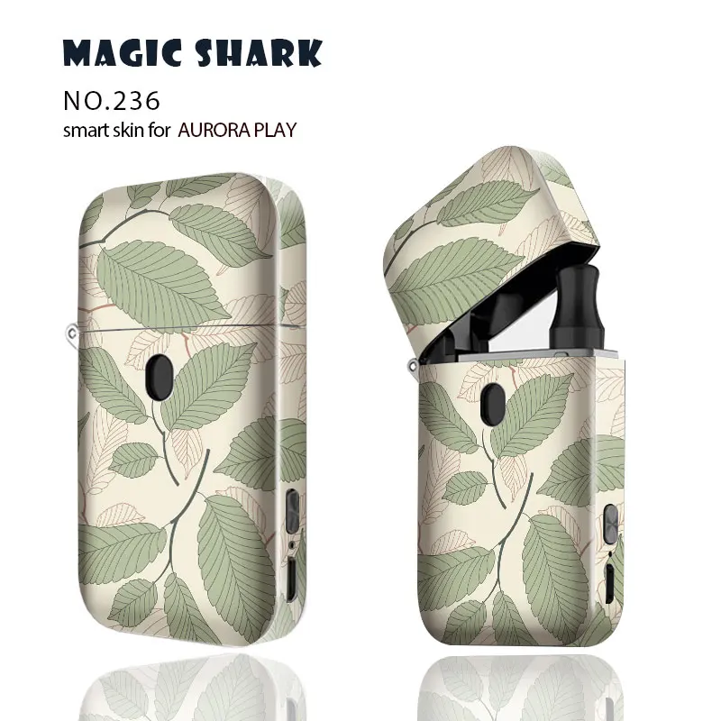 

Magic Shark Fashion Beautiful Leaf Flower No Fade Waterproof Case Sticker Wrap Film for AURORA PLAY