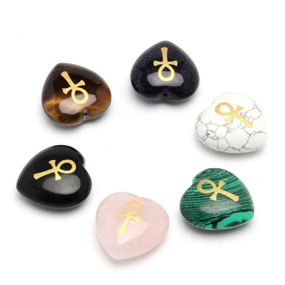 Полудрагоценный камень креативная резьба Египетский таинственный крест ankh Anka