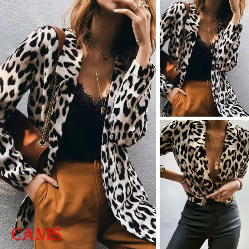 Женское леопардовое пальто с капюшоном длинная куртка длинным рукавом кардиган
