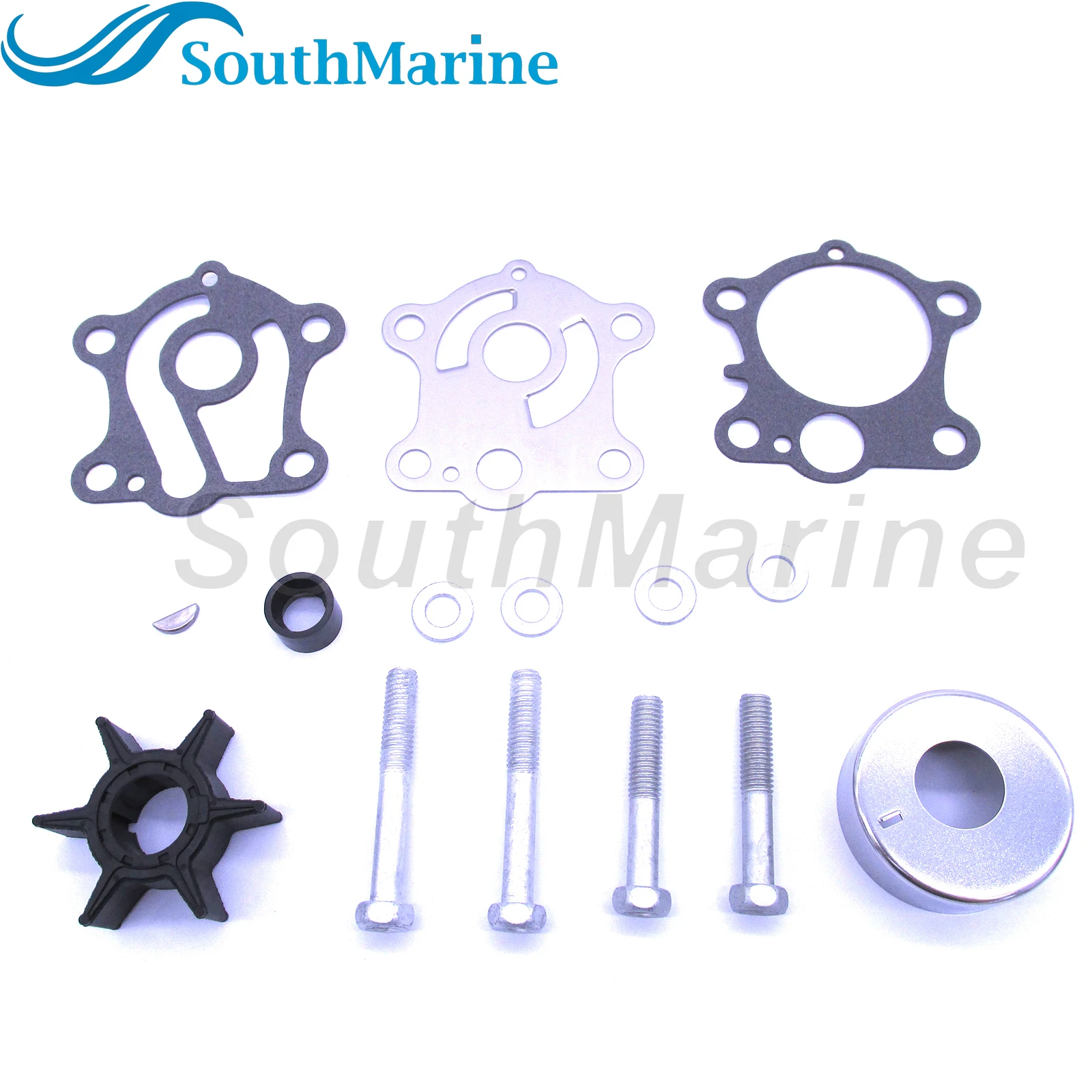 Boat Motor 663-W0078-00/01 663-W0078-A0 Water Pump Impeller Repair Kits for Yamaha Outboard Engine 55HP, for  18-3425