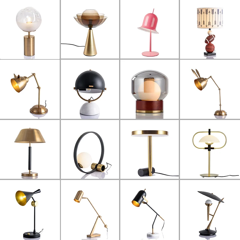 Лампа для спальни прикроватная лаконичное искусство оригинальность