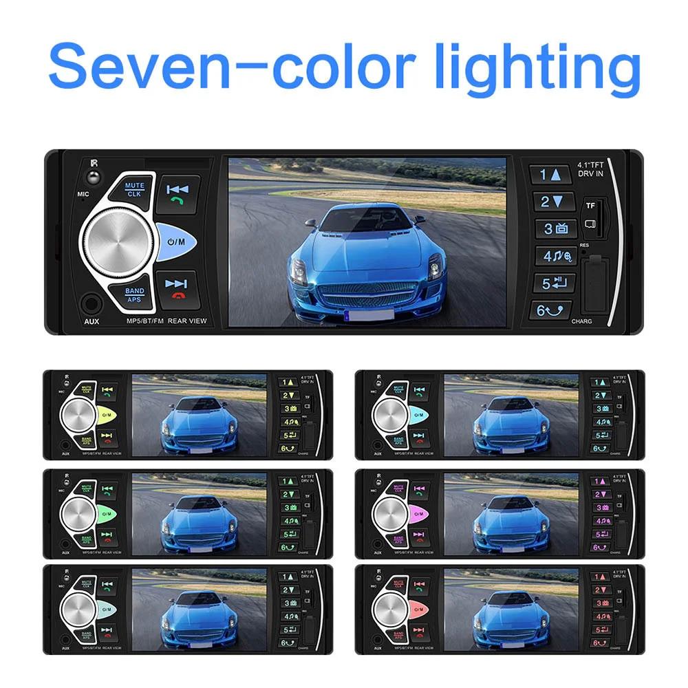 Автомобильный стерео-радиоприемник с Bluetooth 1 3-дюймовый MP3 цифровой плеер 60wx4