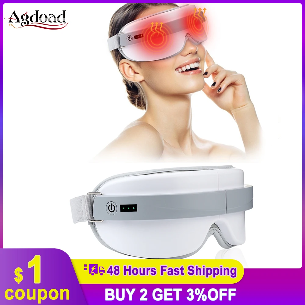 

Electric Vibration Eye Massager Hot Compress Bluetooth-compatible Eye Care Instrument Eye Fatigue Reliever Eye Massaging Tool