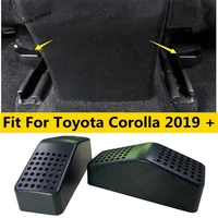 seat below air conditioning ac duct vent outlet grille cover trim for toyota corolla e210 2019 2022 plastic black accessories