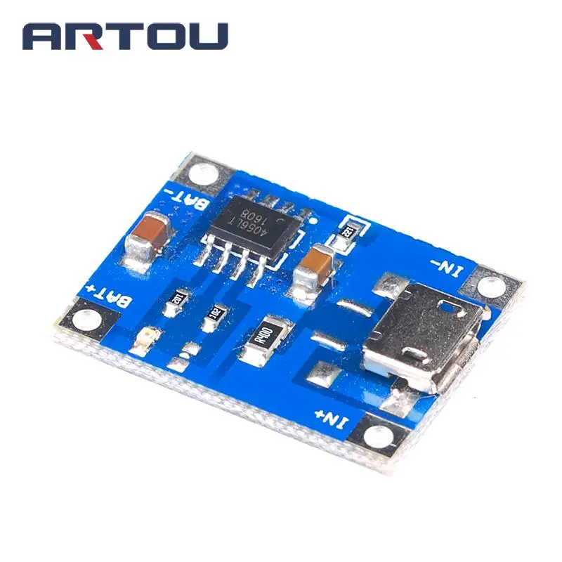 5 шт. Micro USB в 1 а 18650 TP4056 модуль зарядного устройства литиевой батареи зарядная