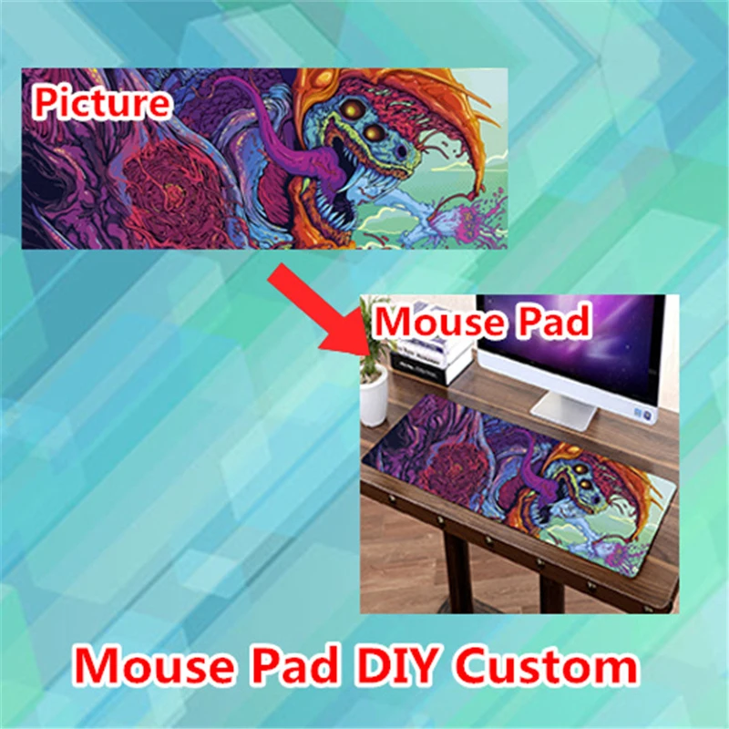 

Customize DIY Custom Mouse pad XL Super Large MousePad Gaming Playmat Korea Japan Anime Fashion Keyboard Mat Customized Made