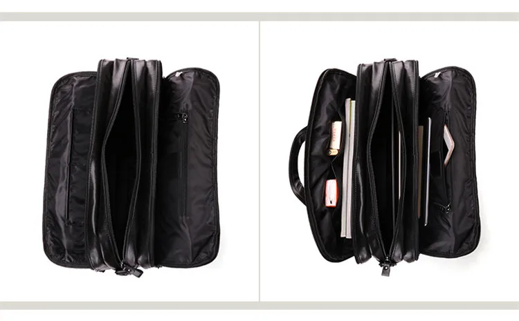 Мужской деловой портфель из натуральной кожи в стиле ретро сумка для ноутбука 15 6