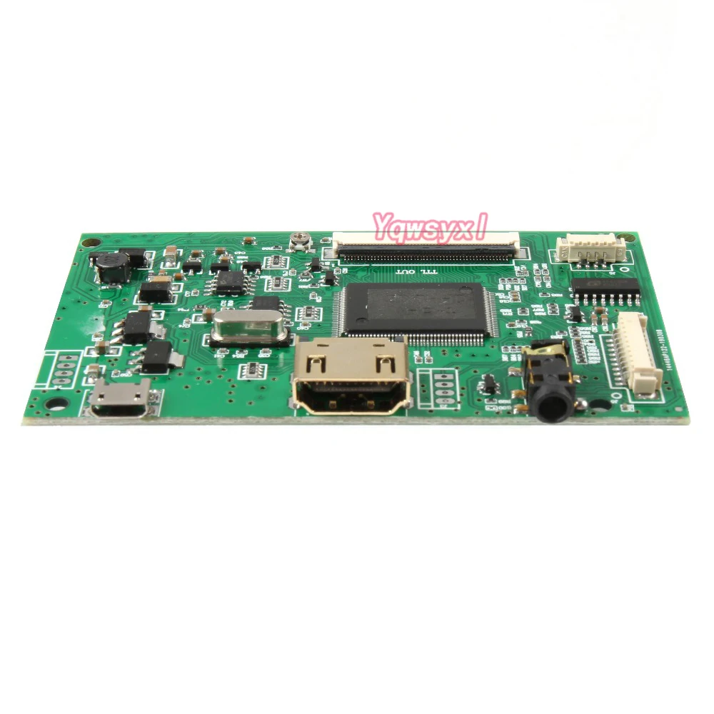 Плата контроллера для жк дисплея TTL HDMI экрана Micro USB 50 Pins 800*480 с экраном