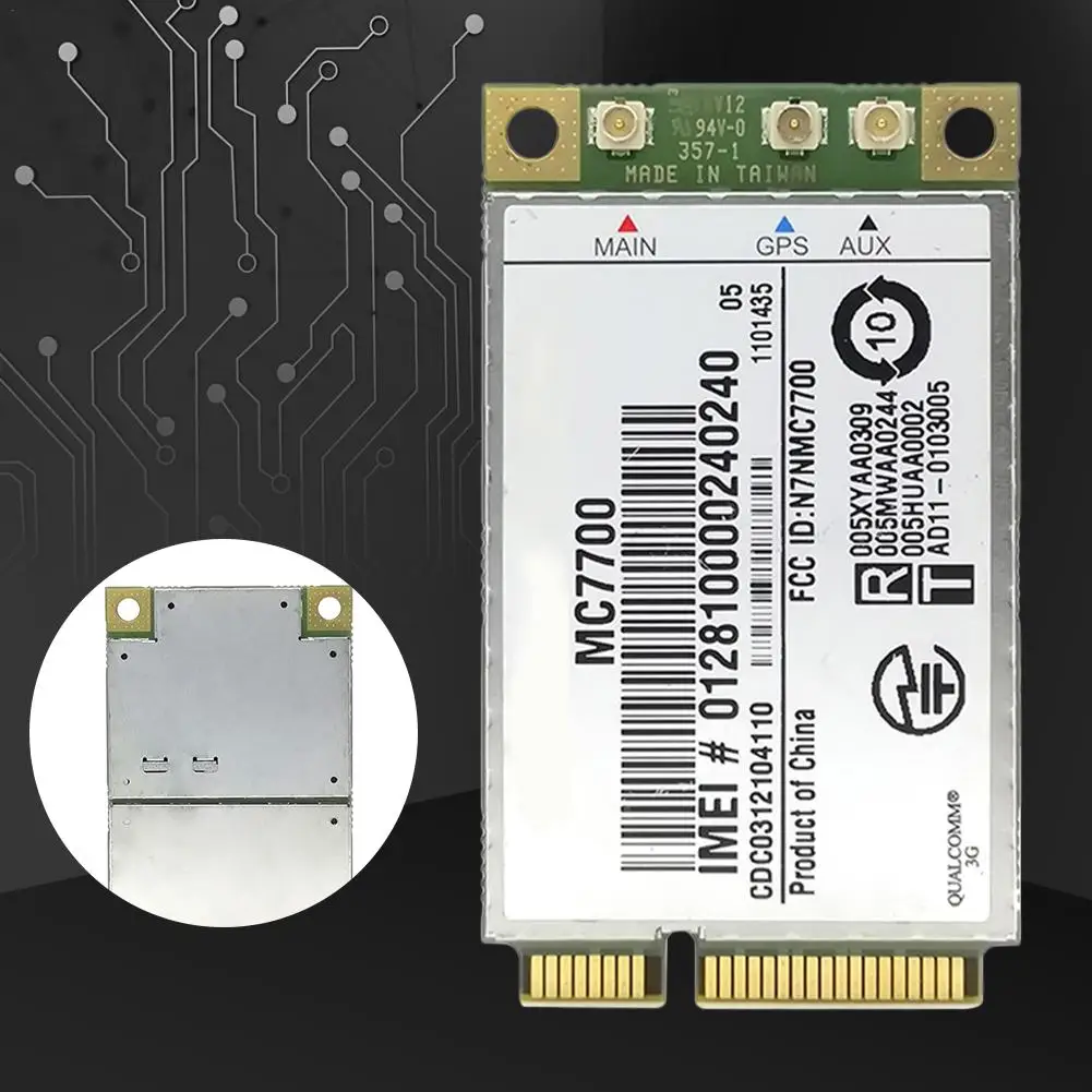 MC7700 LTE 3G/4G WWAN GPS-модуль легкая Компактная Беспроводная карта Mini PCI-E Express 3G HSPA -