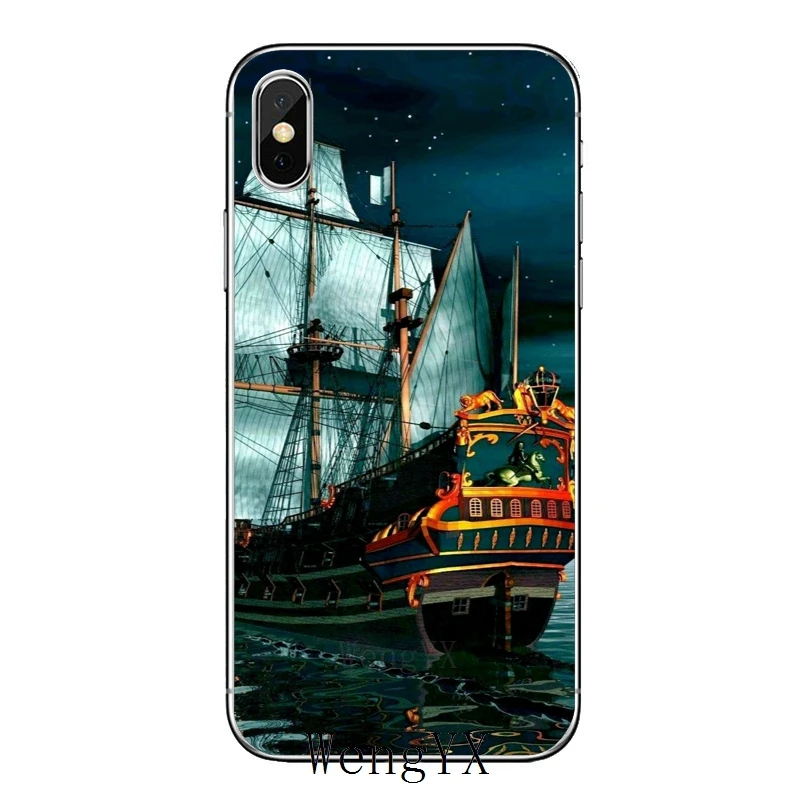 Парусный спорт прогулочный катер пиратский корабль чехол для Samsung Галактики M30 A70