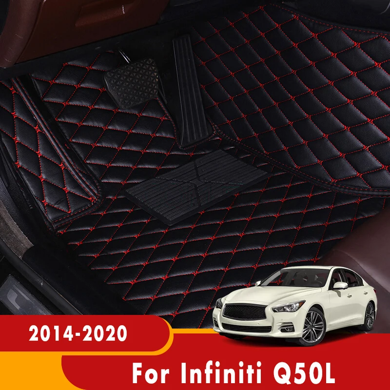 

For Infiniti Q50L 2020 2019 2018 2017 2016 2015 2014 Car Floor Mats Auto Interiors Carpets Foot Rugs Covers Pads