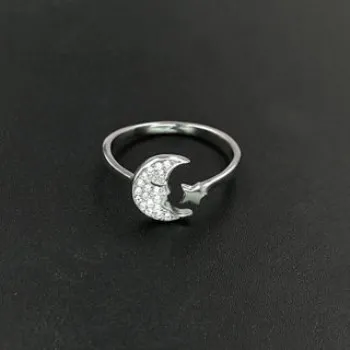 

Jewelry Korea Korean Creative Personality Stars and Moon Ladies Ring Fashion Exquisite Jewelry R86.02