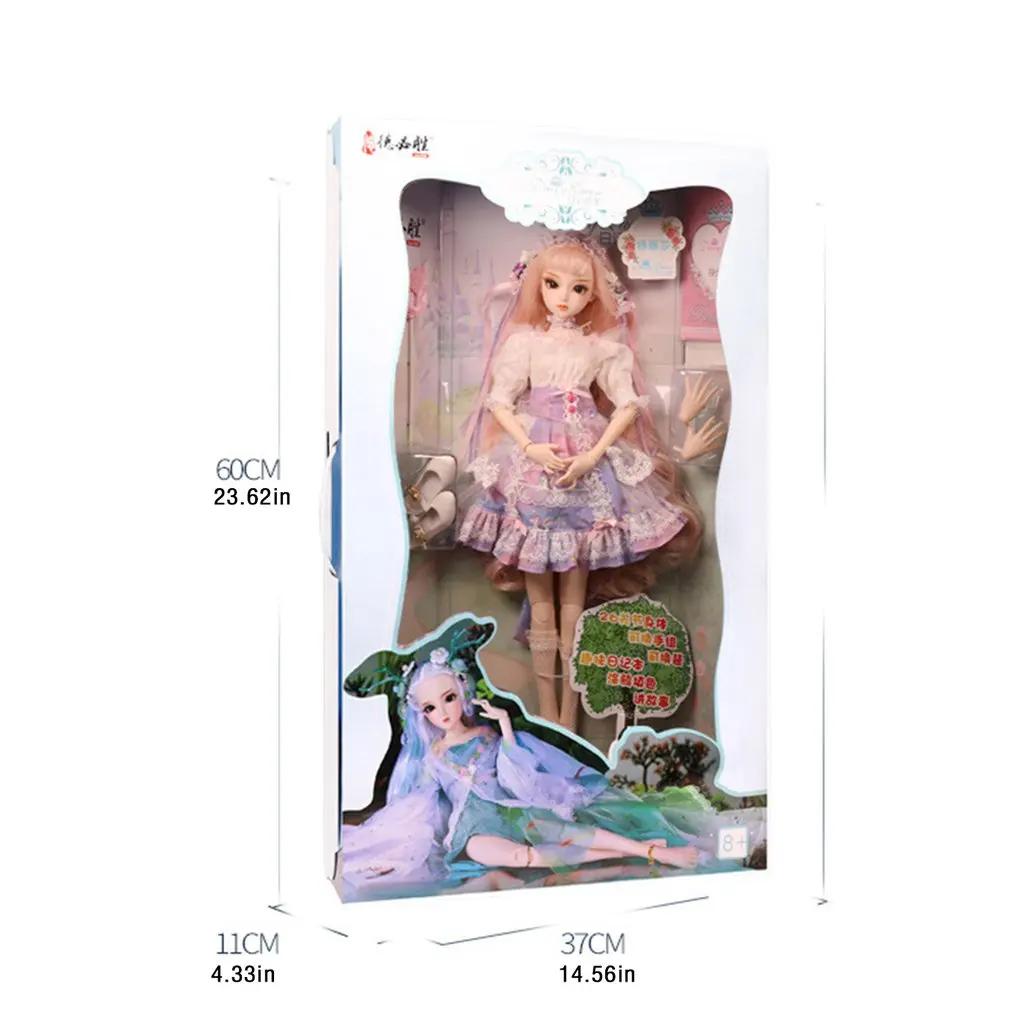 

Bjd Doll 45cm Doll Cute Gifts For Girl Joints Dolls Wig Makeup Handmade Beauty Toy Toy For Children Full Set
