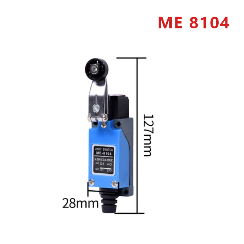 ME Series концевой переключатель поворотный Регулируемый роликовый рычаг