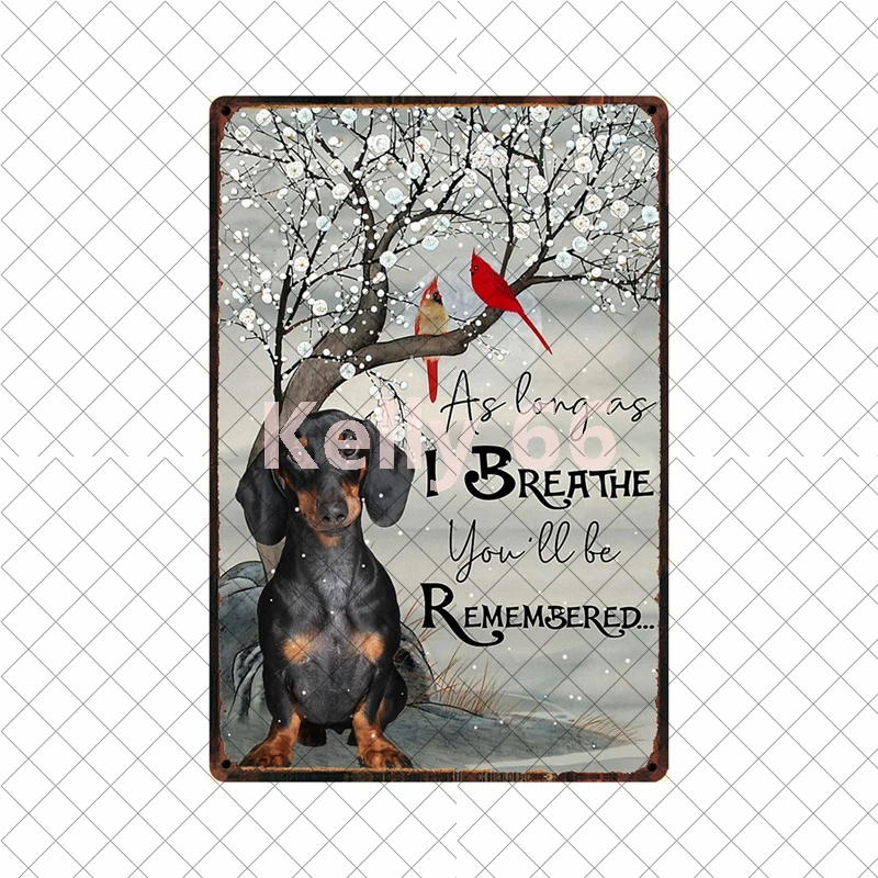 [Kelly66] Собака Такса мой друг мыло Книга кофе жестяное искусство Металлический