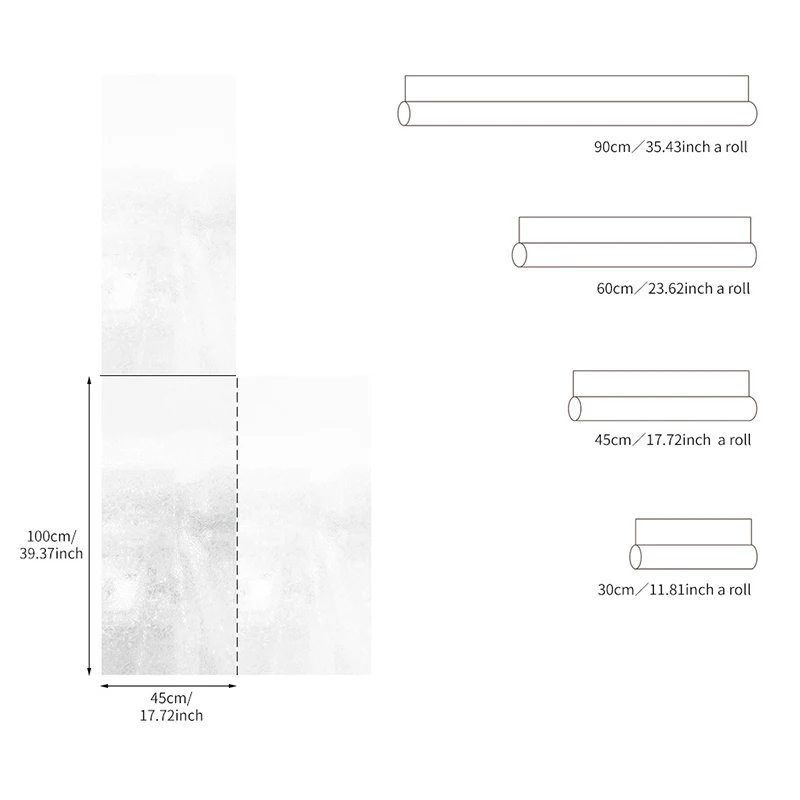 

Self Adhesive Rainbow Effect Color Window Film Static Stained Privacy Glass Foil Heat Control Window Tint L 1m Home Decor