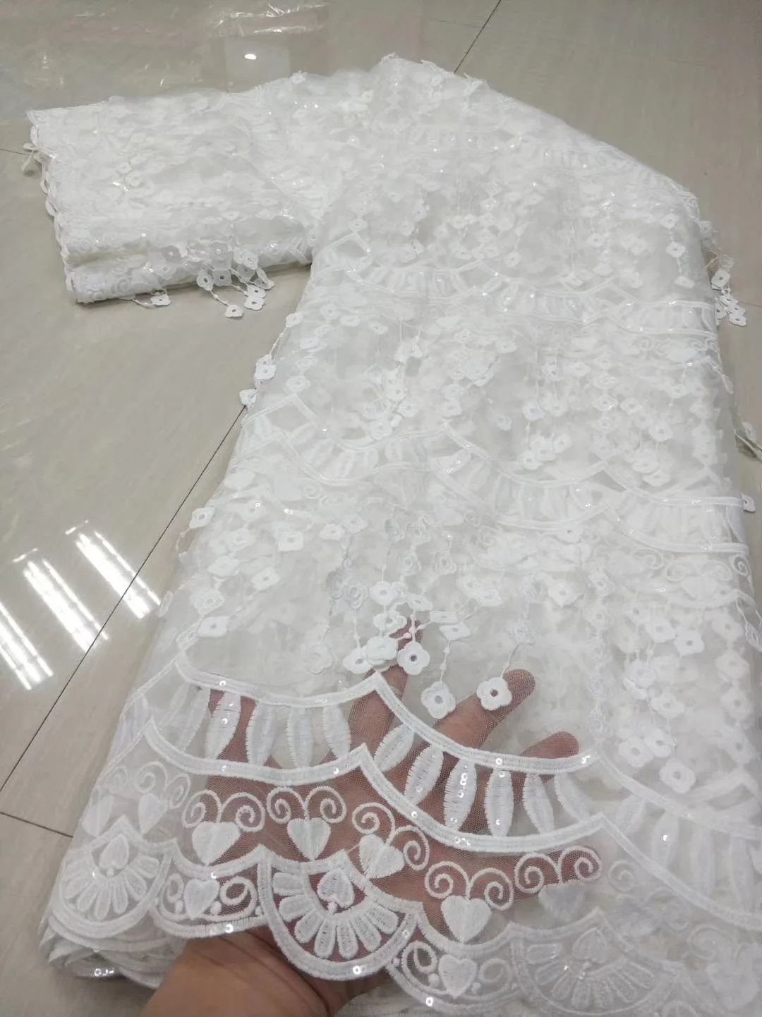 

Embroidery Water-soluble Lace Lace Lace Fabric High Quality French Lace Lace African Lace Fabric Wedding Party NFM4917