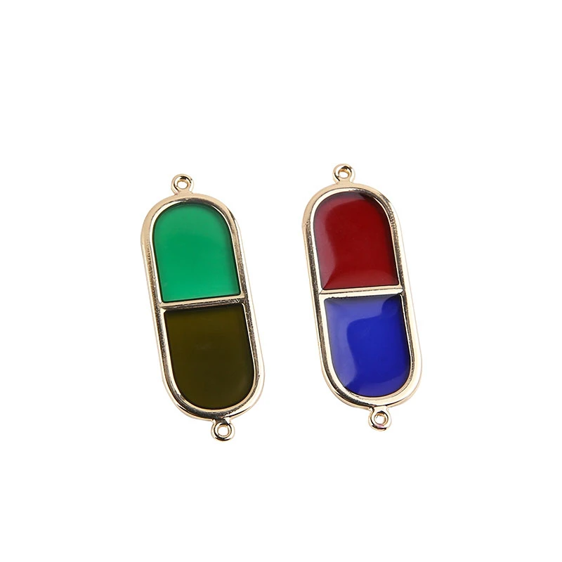 6 шт. корейские модные серьги для женщин 2020 контрастный цвет Овальный встроенный