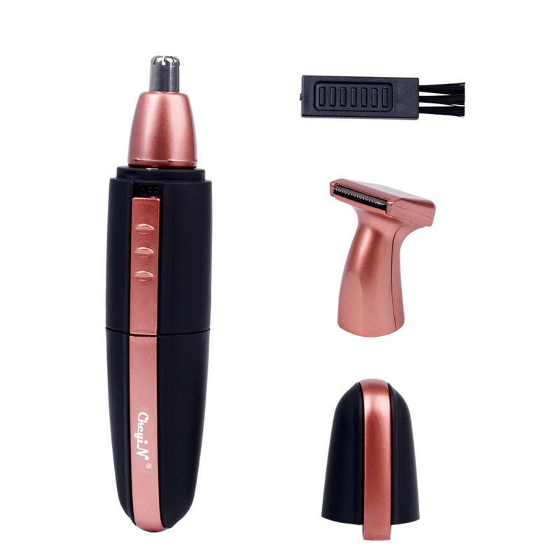 

2 IN 1 Trimmer for Nose Electric Shaving Nose Hair Trimmer Safe Face Care Shaving Trimmer For Sideburns Makeup Tools