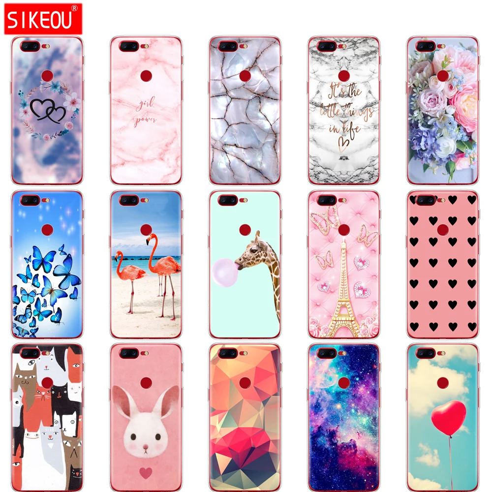 Чехол для Oneplus 5T 5 3 цветной рисунок Ультратонкий силиконовый мягкий чехол