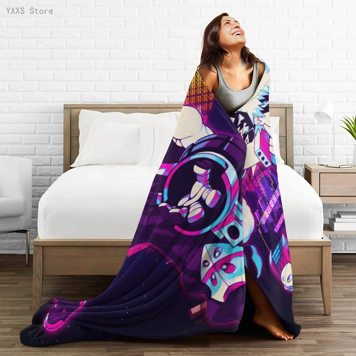 

Hunter x Hunter 3D Cartoon Sherpa Blanket Warm Super Soft Flannel Office Nap Bedspread Sofa Bedding Plush Quilt Plaids 292607702