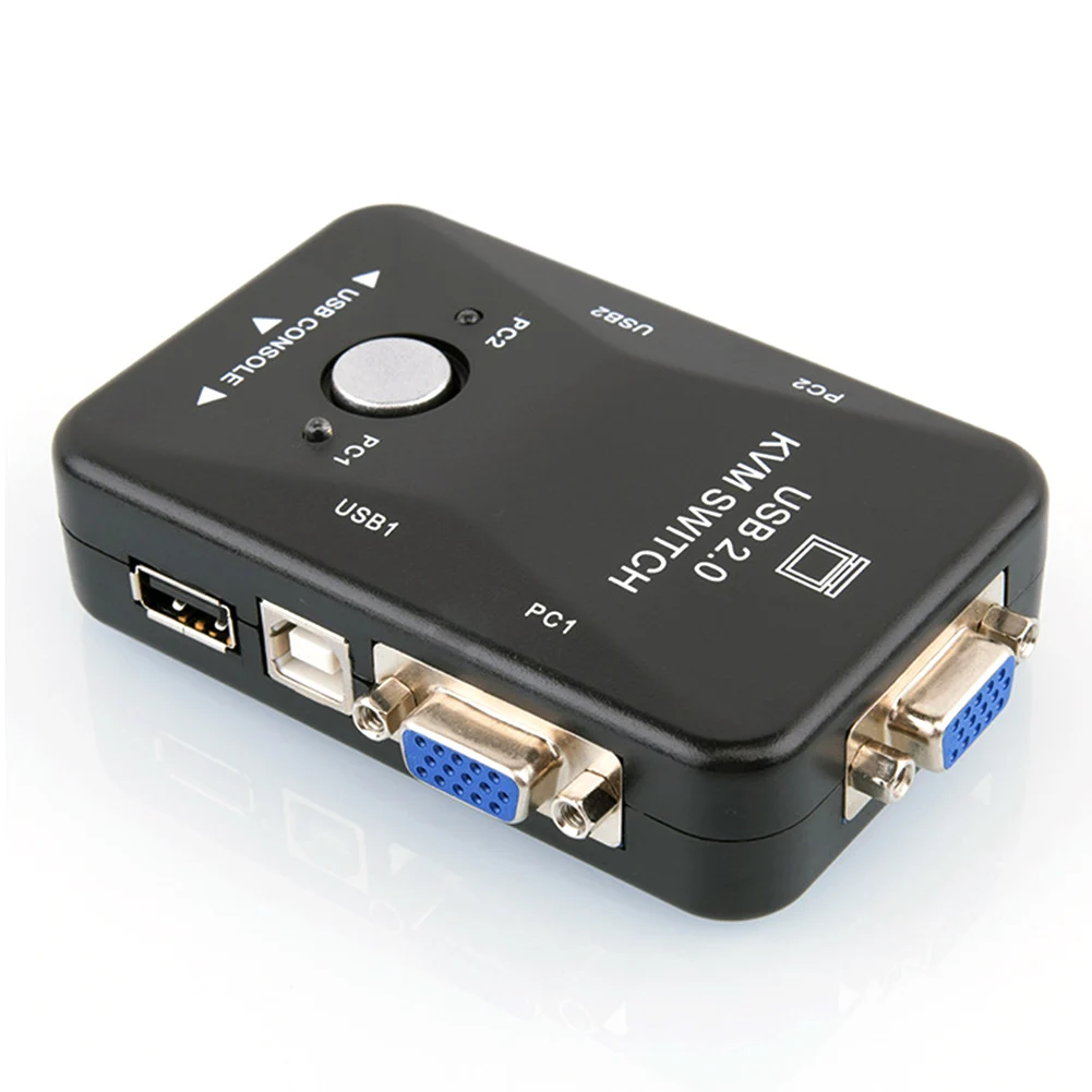 

2-Port Mouse Switcher For Keyboard KVM Monitor Adapter Switch Box Video USB2.0 1920*1440