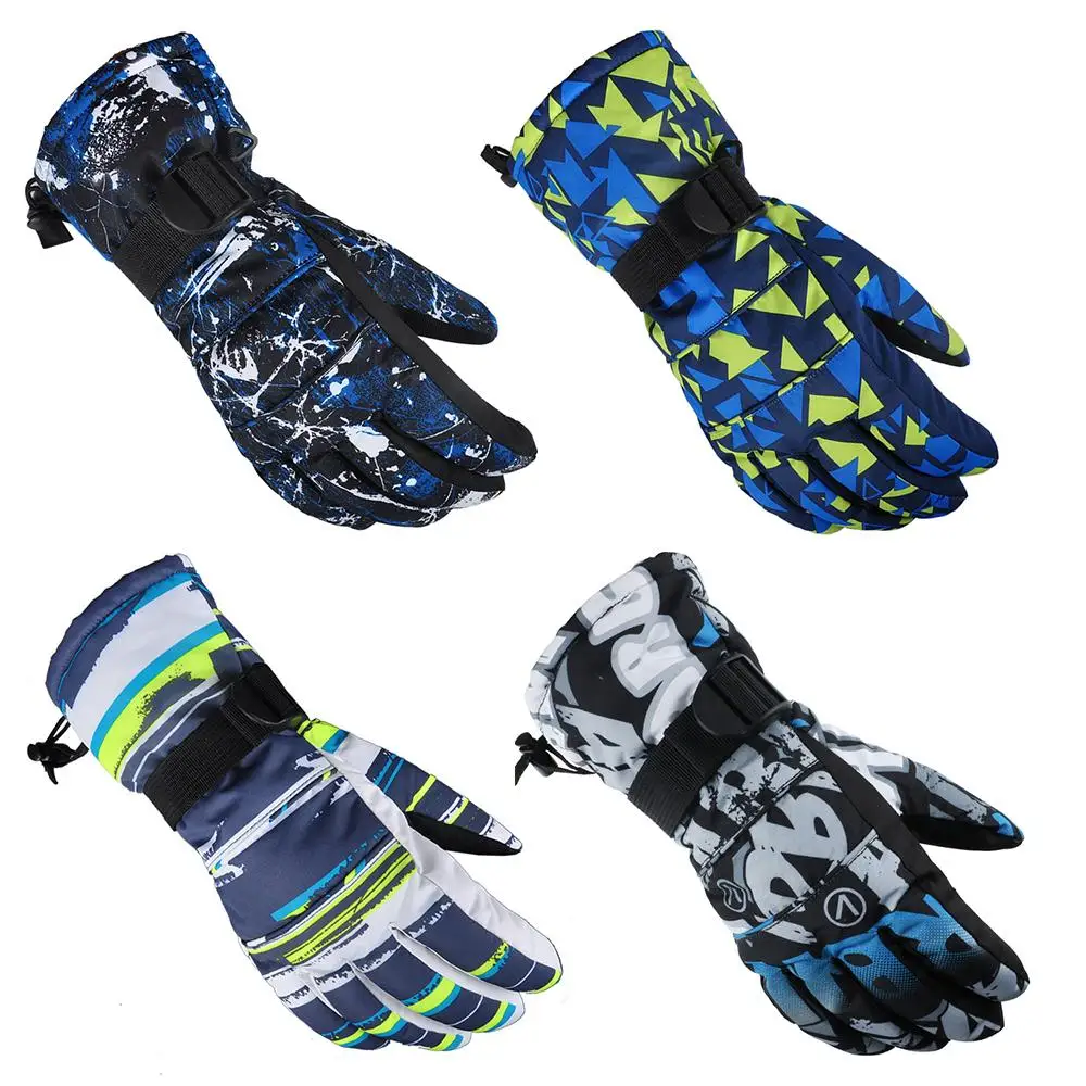 

Durable XL 4 Color Keep Warm Mobile Phone Warm Gloves Skiing Gloves Motorcycle Non Slip Riding Glove Winter Bicycle