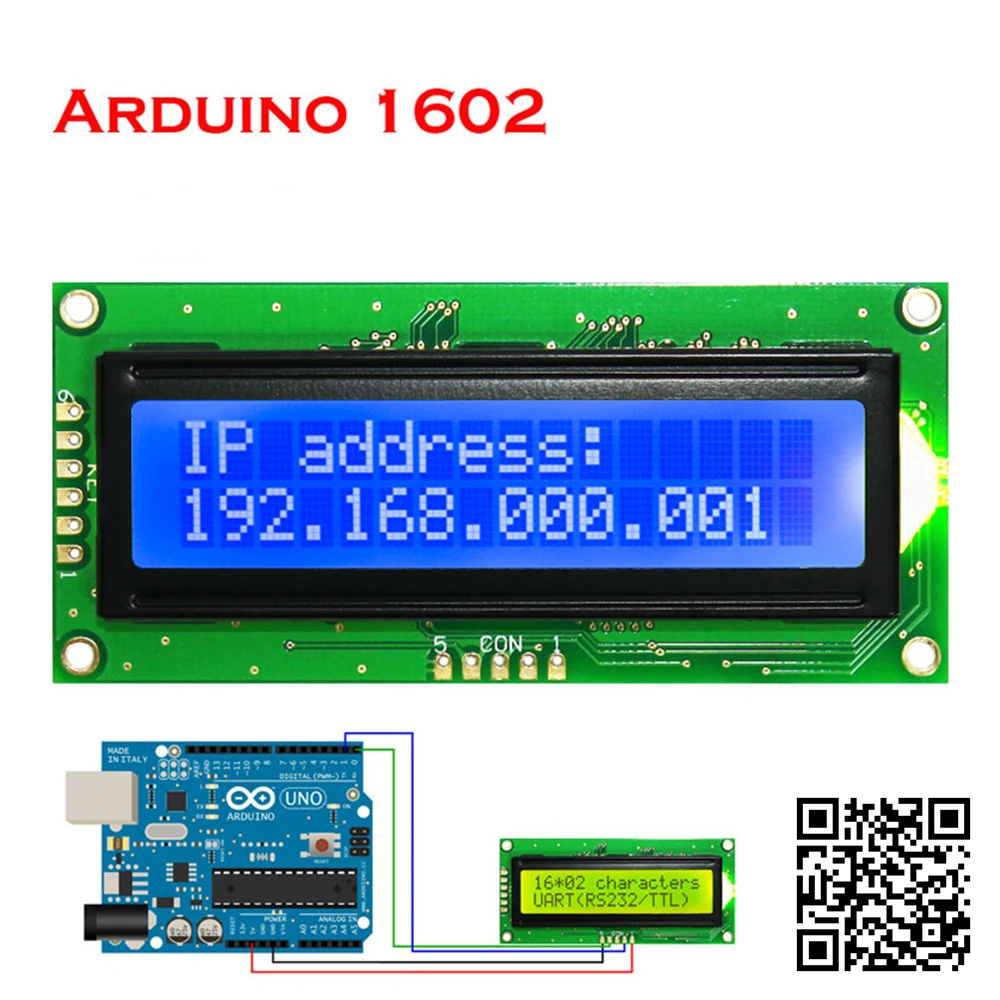 1602LCD Серийный ЖК модуль UART RS232 1602A экран предоставляет набор инструкций поддержка