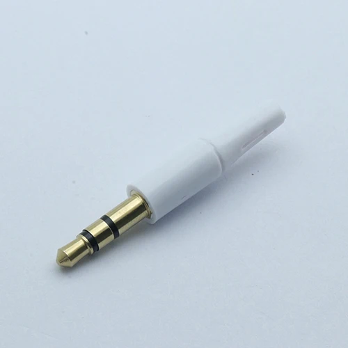 14mm 3P Gold White 12 шт выход 17 мм/14 мм разъем 3,5 мм стерео 3 полюса штекер для гарнитура «сделай сам» наушники или используется для ремонта наушников золото/никелированный - Цвет: 14mm 3P Gold White