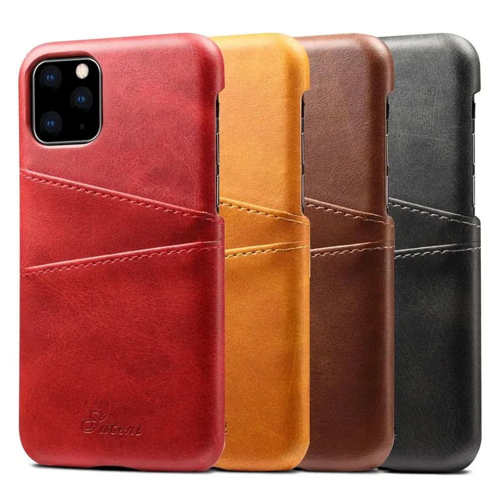LAPOPNUT ультратонкий кожаный чехол для телефона IPhone 11 Pro Xr X Xs Max Iphone 6 6S Plus 7 8 держатель
