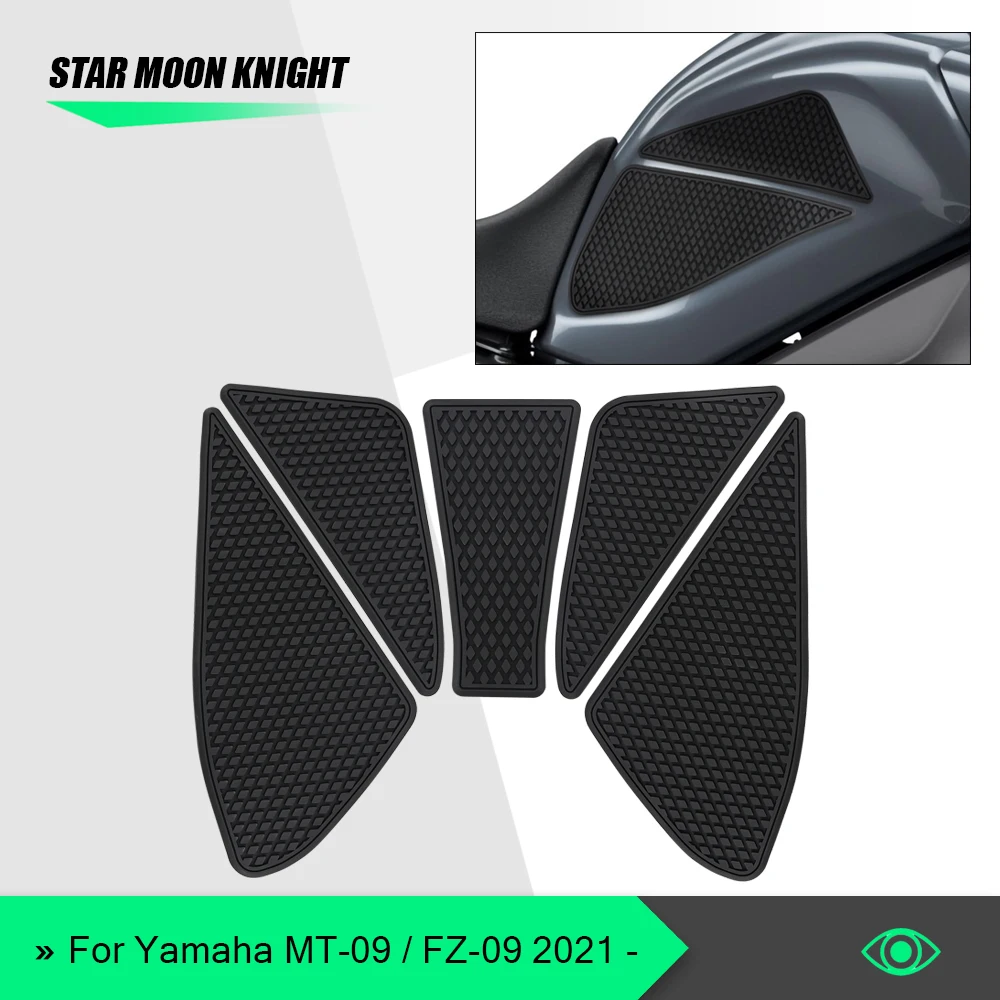 

Side Fuel Tank pad Tank Pads Protector Stickers Decal Gas Knee Grip Traction Pad For Yamaha MT-09 MT 09 MT09 FZ-09 FZ09 FZ 2021-