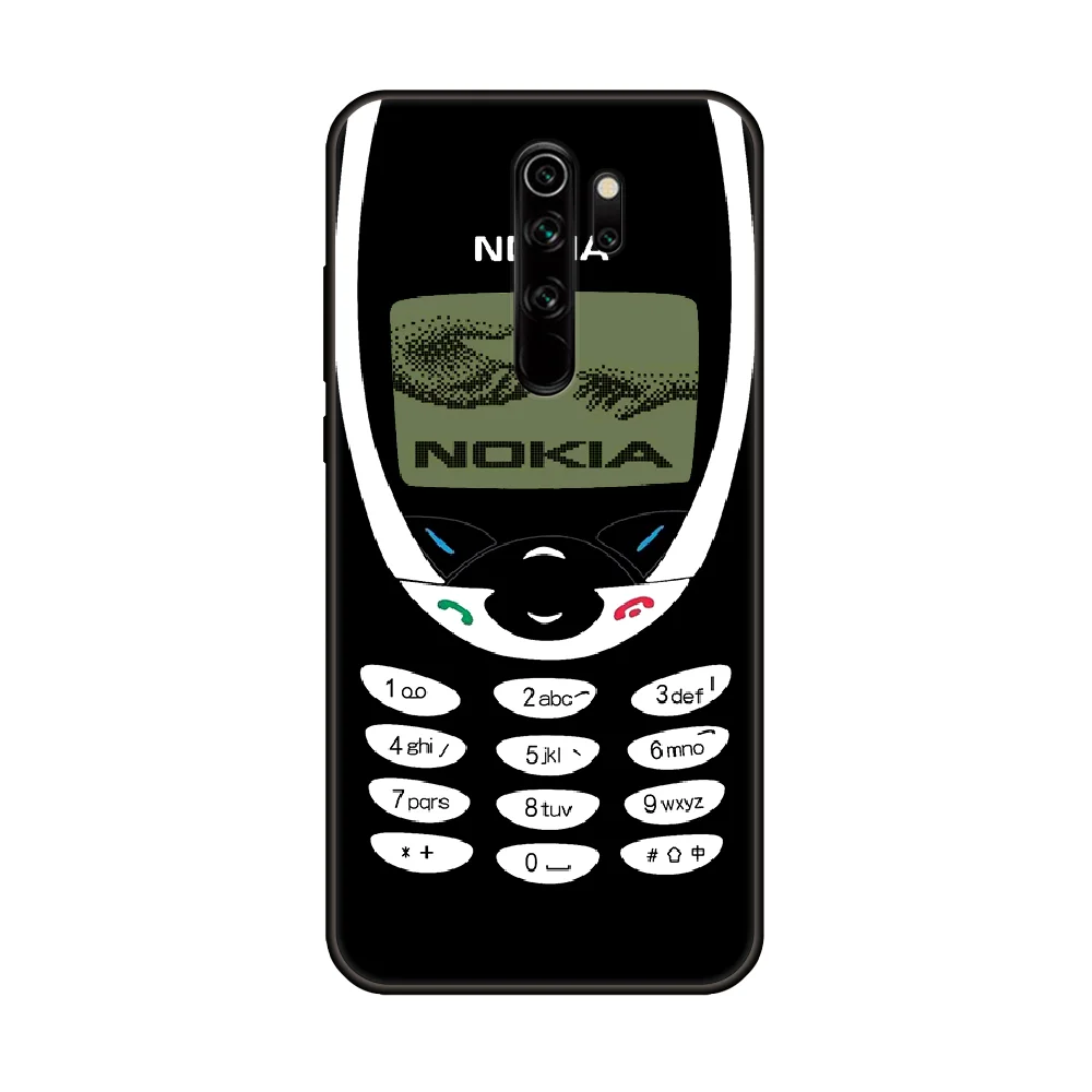 Чехол для телефона Nokia Xiaomi Redmi Note 8 8T 7 7A 9 9S 9A 8A 6 5 4 Pro черный водонепроницаемый