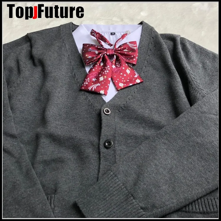 Весна 2020 косплей школьная форма свитер для девочек женская вязаная японская