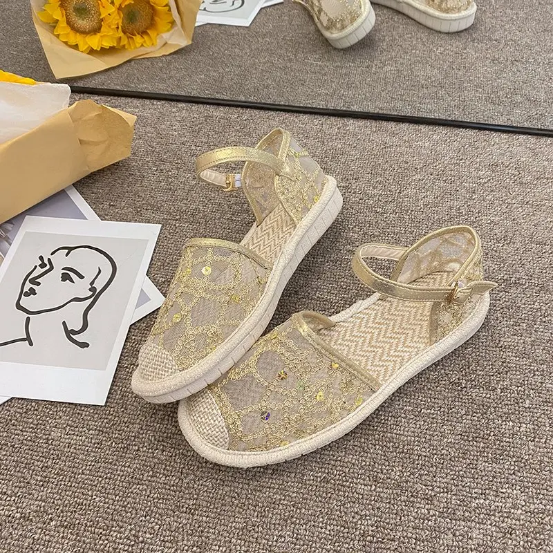 

Hollow Lace Flat Shoes Women Summer Slip on Loafers Breathable Shoes Ladies Shoes Casual Fashion Black sneakers