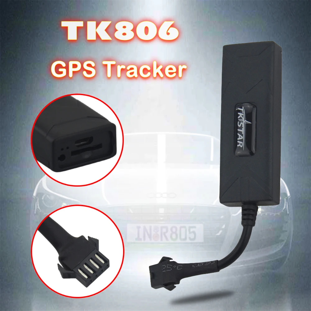 TK806 Мини GSM GPS трекер локатор для автомобиля мотоцикла отслеживающее устройство с