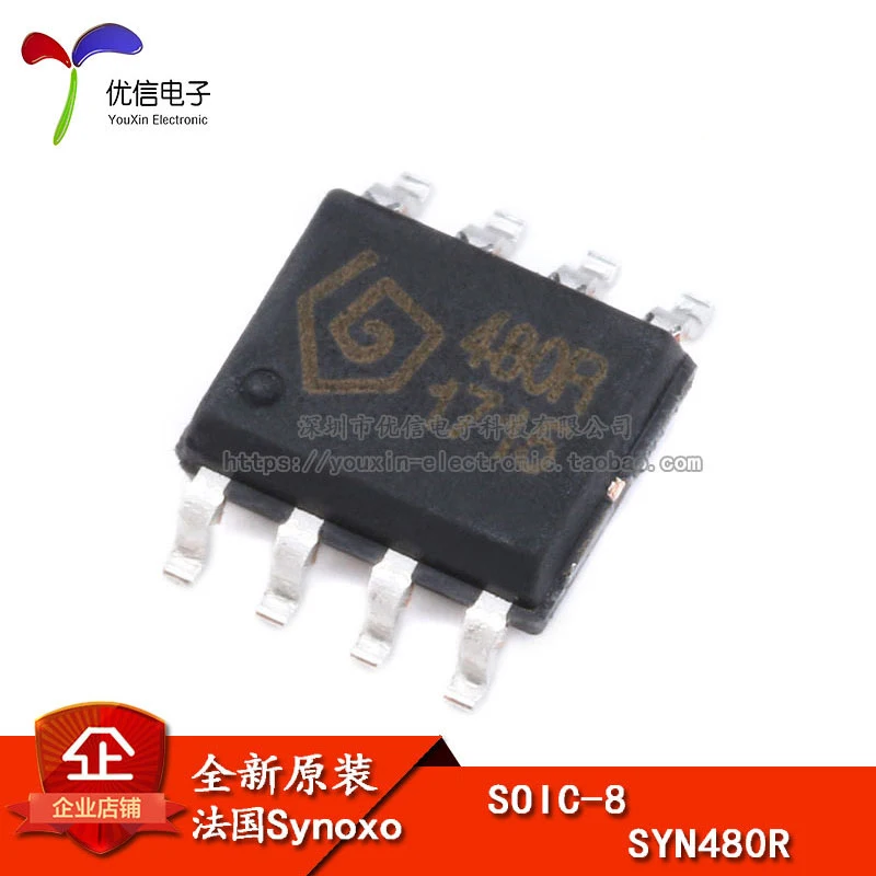 Kaiweikdic новый импортный оригинальный SYN480R silkscreen 480R SOP8 superheterodyne приемник IC модуль RF