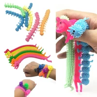 kids fidget toys elastic tpr caterpillar toy adult relief calmness decompression stress toy tool d7c9