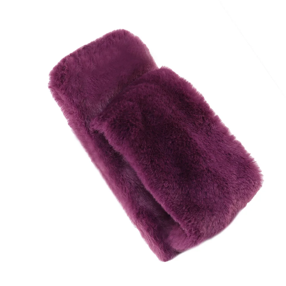 Мягкий плюшевый чехол для телефона милый модный зимний сохраняющий тепло с мехом