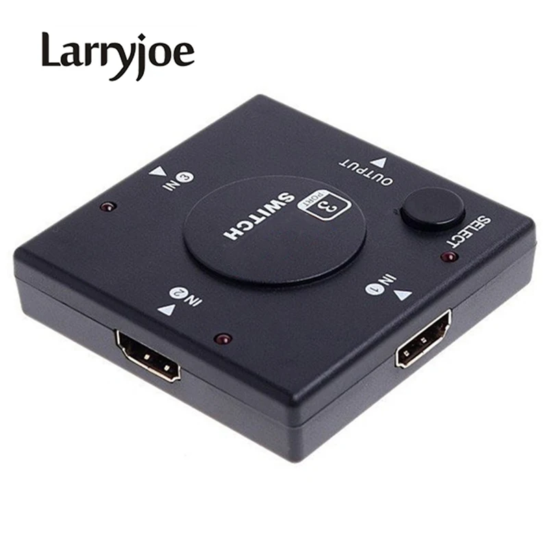 Full HD 1080P Mini 3 Порты и разъёмы совместимому с HDMI v1.3 переключатель разделитель Vedio
