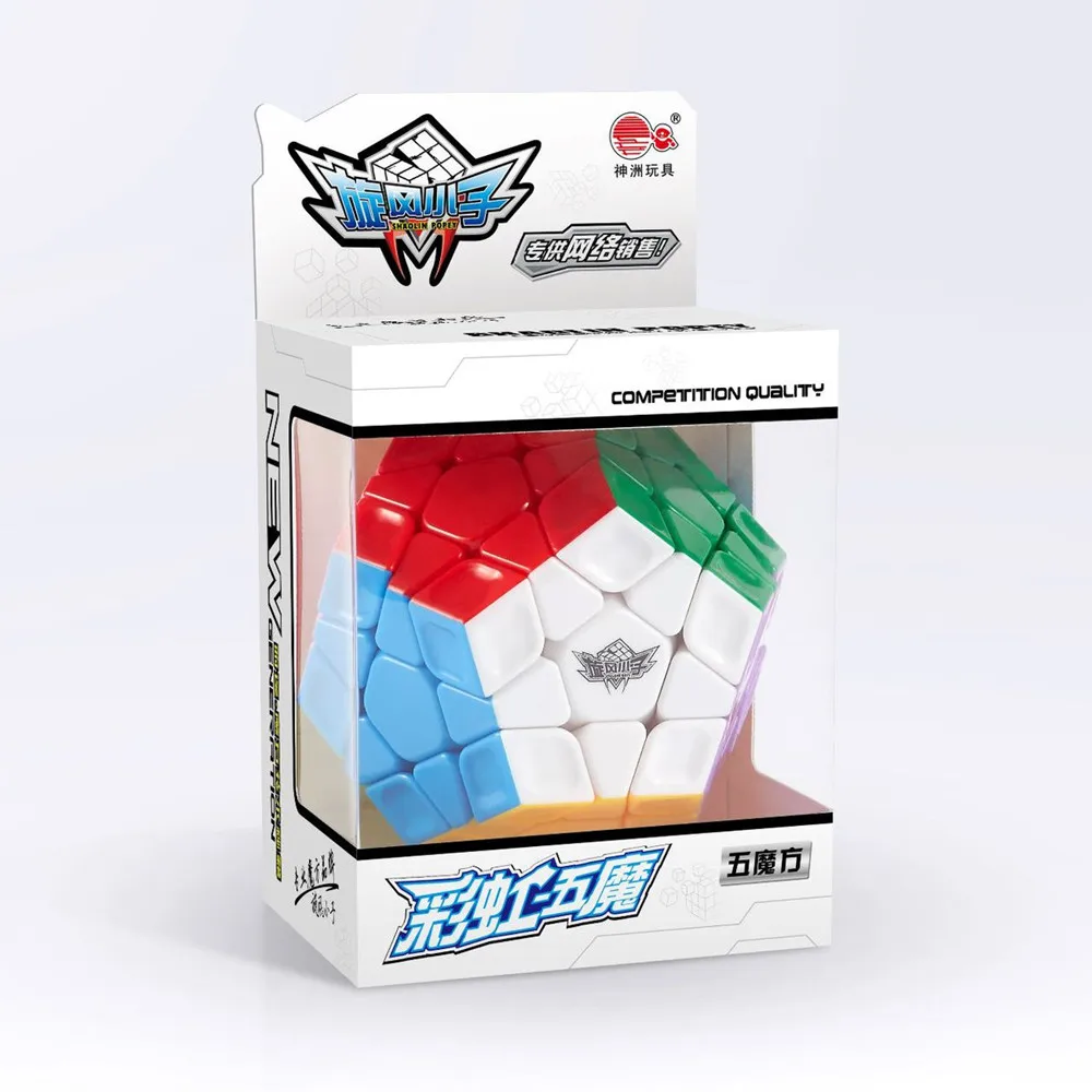 Cyclone Boys Радуга магический куб stickerless Скорость Профессиональный 12 Сторон