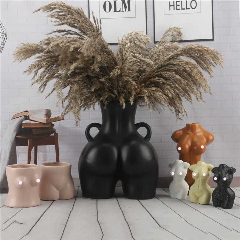 Для бедер и ягодиц для тела ваза цветов обнаженная кардашьянская скульптура