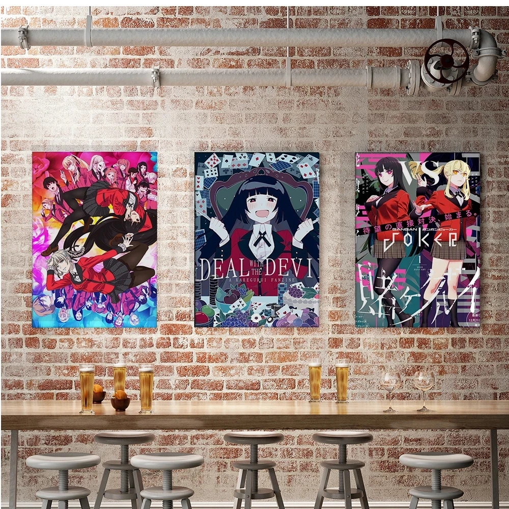

Home Decor Kakegurui Anime Cute Girl Cool Canvas Painting Pictures Wall Art Prints Modular Poster For Living Room No Framework