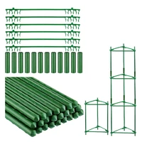 tomato cages garden plant support stakes set outdoor vegetable trellis for vertical climbing plant 84 pieces cnim hot