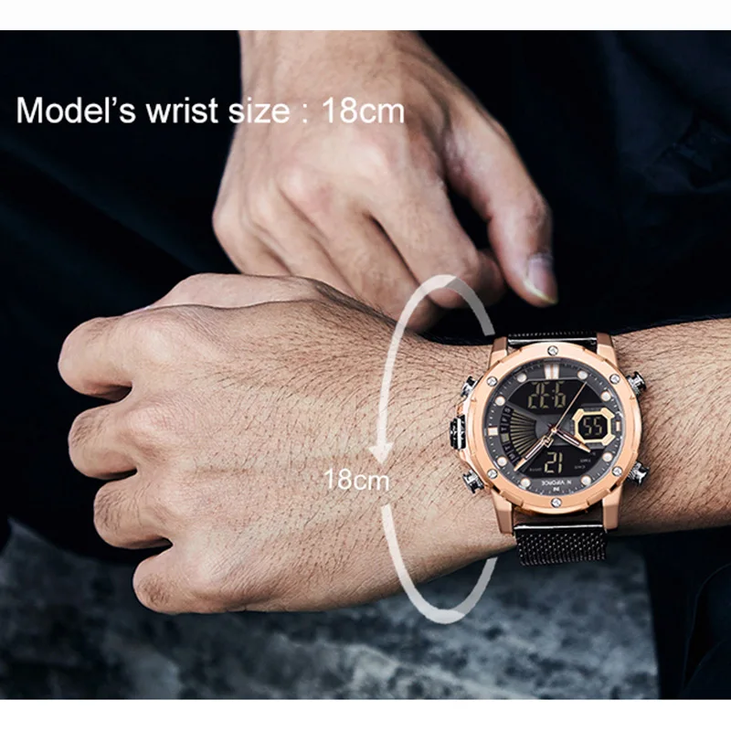 Роскошные часы NAVIFORCE мужские бизнес со стальным ремешком кварцевые военные