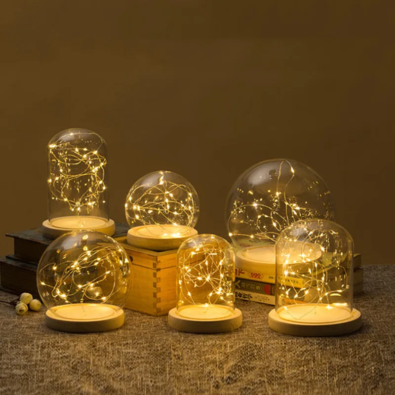 

Диаметр = 15 см, разная Высота = 25 см, 30 см, 35 см, стеклянная купольная ваза, украшение для дома, креативный чехол «сделай сам», подарок для друга,...