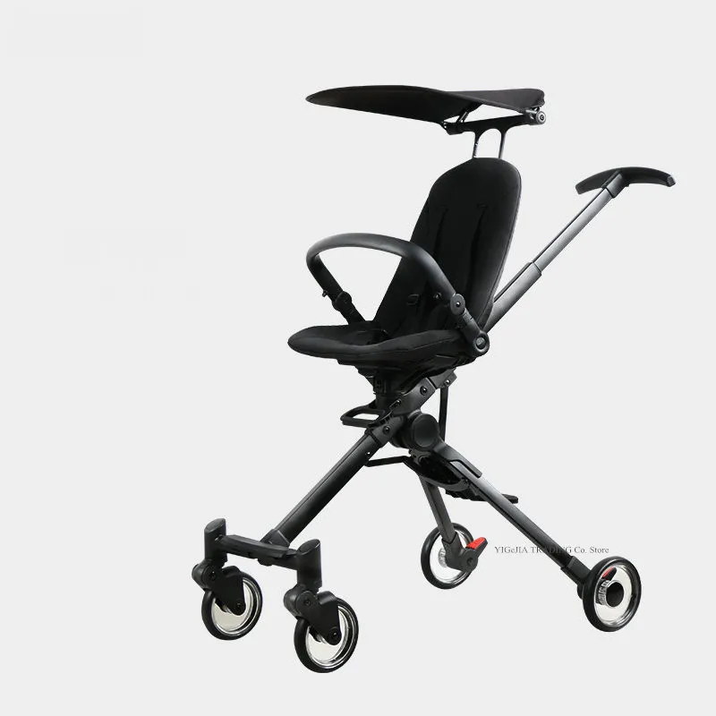 

Портативная детская прогулочная коляска, легкая коляска для детей весом 6,4 кг, детская коляска с высоким ландшафтом для сидения и лежа