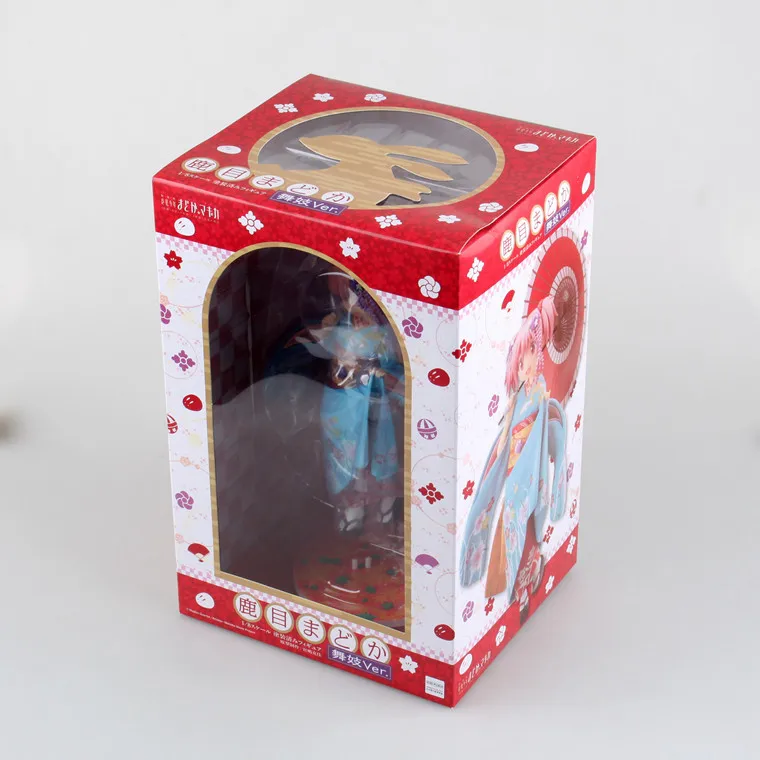 Японское аниме фигурка Puella Magi Madoka Magic Kaname Madoka кимоно Ver 22 см ПВХ 1/8 Масштаб Модель Коллекция Kawaii Девушка Кукла