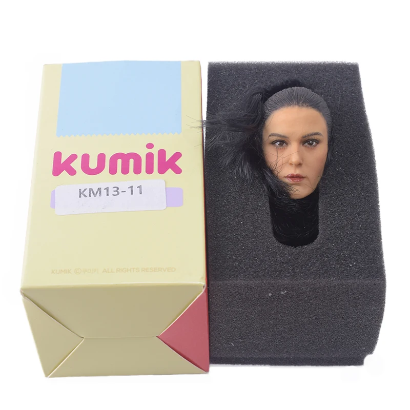 

Toys & Hobbies Action & Toy Figures 1:6 kumik Head Sculpt In Action Figure 1/6 head Ph Female Sculpt Hair Ponytail For 12Body