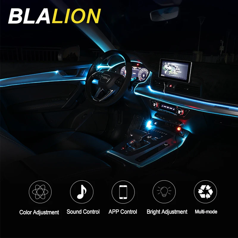 Светодиодные полосы освесветильник для автомобиля декоративные ленты с