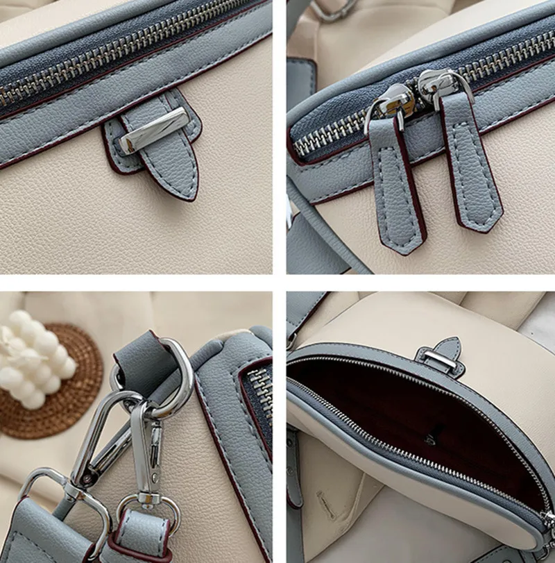 

Fashion Women's Belt Bag High Capacity PU Leather Chain Sum Per Band Fanny Pack Bananka Portable Satchel Belly Band Waist Bag